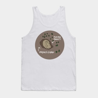 Impact Crater Bunny From The Moon Tank Top